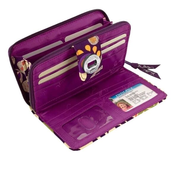 Vera Bradley Turn Lock Wallet Clutch - Picture 13 of 13